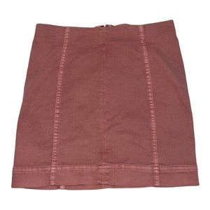 Jolt Pink Denim Mini Skirt, Size 5